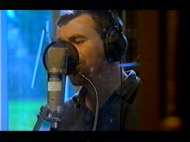 Dave at a recording session